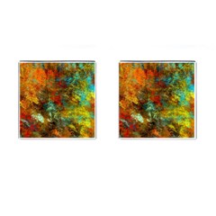 Mixed Abstract Cufflinks (square) by digitaldivadesigns