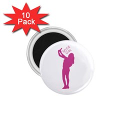 Selfie Girl Graphic 1 75  Magnets (10 Pack)  by dflcprints