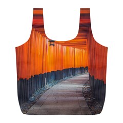 Architecture Art Bright Color Full Print Recycle Bags (l)  by Amaryn4rt