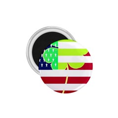Usa Ireland American Flag Shamrock Irish Funny St Patrick Country Flag  1 75  Magnets by yoursparklingshop