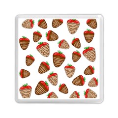 Chocolate Strawberries  Memory Card Reader (square)  by Valentinaart