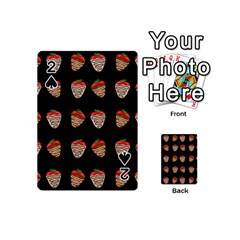 Chocolate Strawberies Playing Cards 54 (mini)  by Valentinaart