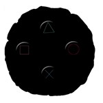 Joystick  Large 18  Premium Flano Round Cushions Front