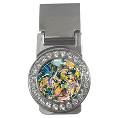 Art Graffiti Abstract Vintage Lines Money Clips (cz)  by Amaryn4rt