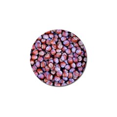 Hazelnuts Nuts Market Brown Nut Golf Ball Marker (4 Pack) by Amaryn4rt
