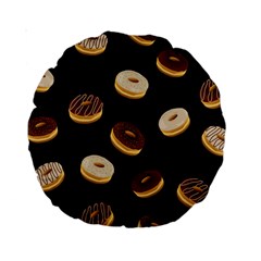 Donuts Standard 15  Premium Round Cushions by Valentinaart