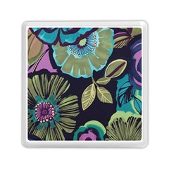 Dark Lila Flower Memory Card Reader (square)  by Brittlevirginclothing