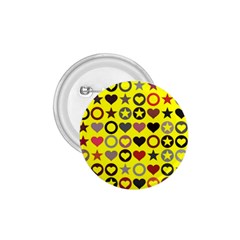 Heart Circle Star Seamless Pattern 1 75  Buttons by Amaryn4rt