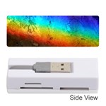 Rainbow Color Prism Colors Memory Card Reader (Stick)  Front