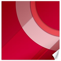 Red Material Design Canvas 12  X 12   by Amaryn4rt