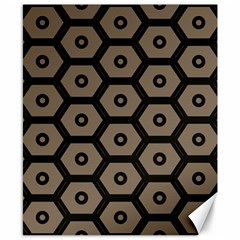 Black Bee Hive Texture Canvas 8  X 10  by Amaryn4rt