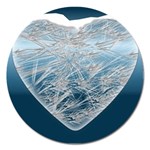 Frozen Heart Magnet 5  (Round) Front