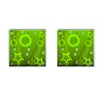 Art About Ball Abstract Colorful Cufflinks (Square) Front(Pair)