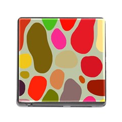 Pattern Design Abstract Shapes Memory Card Reader (square) by Nexatart