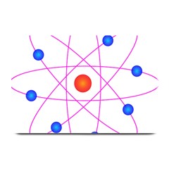 Atom Model Vector Clipart Plate Mats by Nexatart