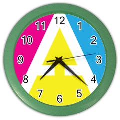 Graphic Design Web Design Color Wall Clocks by Nexatart