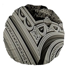 Arches Fractal Chaos Church Arch Large 18  Premium Round Cushions by Nexatart
