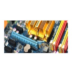 Technology Computer Chips Gigabyte Satin Wrap by Nexatart