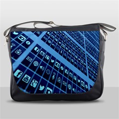 Mobile Phone Smartphone App Messenger Bags by Nexatart