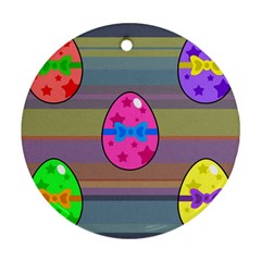 Holidays Occasions Easter Eggs Ornament (round) by Nexatart