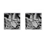 Mosaic Stones Glass Pattern Cufflinks (Square) Front(Pair)