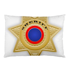 Sheriff S Star Sheriff Star Chief Pillow Case (two Sides) by Nexatart