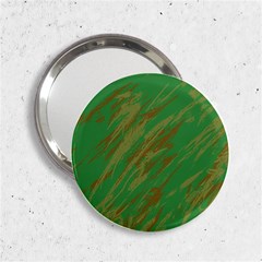 Brown Green Texture                                                  			2 25  Handbag Mirror by LalyLauraFLM