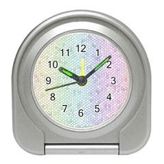 The Background Wallpaper Mosaic Travel Alarm Clocks by Nexatart
