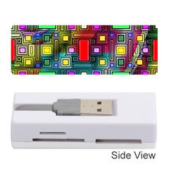 Art Rectangles Abstract Modern Art Memory Card Reader (stick)  by Nexatart