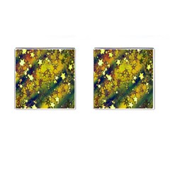 Advent Star Christmas Cufflinks (square) by Nexatart