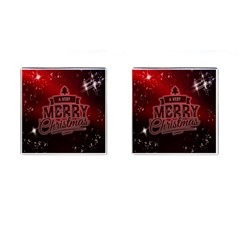 Christmas Contemplative Cufflinks (square) by Nexatart