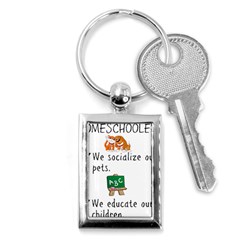 Homeschoolers Socialize Key Chains (rectangle)  by athenastemple