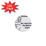 Bible No 1  Mini Buttons (100 pack)  Front