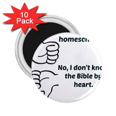 Bible No 2 25  Magnets (10 Pack)  by athenastemple