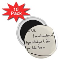 Mathx 1 75  Magnets (10 Pack)  by athenastemple