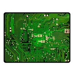 Circuit Board Fleece Blanket (small) by Nexatart
