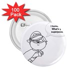 Super 2.25  Buttons (100 pack)  Front