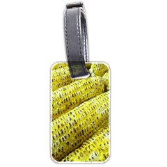 Corn Grilled Corn Cob Maize Cob Luggage Tags (two Sides) by Nexatart