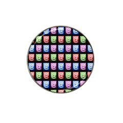 Email At Internet Computer Web Hat Clip Ball Marker (4 Pack) by Nexatart