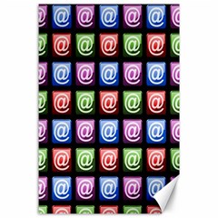 Email At Internet Computer Web Canvas 24  X 36  by Nexatart