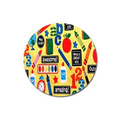 Fabric Cloth Textile Clothing Magnet 3  (round) by Nexatart