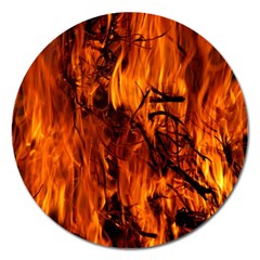 Fire Easter Easter Fire Flame Magnet 5  (round) by Nexatart