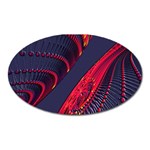 Fractal Art Digital Art Oval Magnet Front