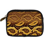 Golden Patterned Paper Digital Camera Cases Front