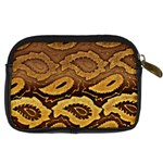 Golden Patterned Paper Digital Camera Cases Back