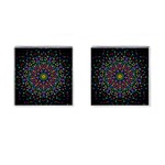 Fractal Texture Cufflinks (Square) Front(Pair)