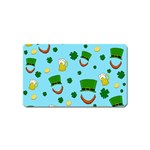 St. Patrick s day pattern Magnet (Name Card) Front