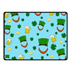 St  Patrick s Day Pattern Double Sided Fleece Blanket (small)  by Valentinaart