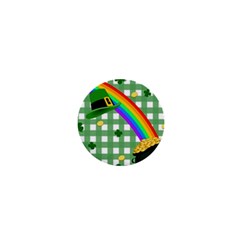 St  Patrick s Day Rainbow 1  Mini Magnets by Valentinaart
