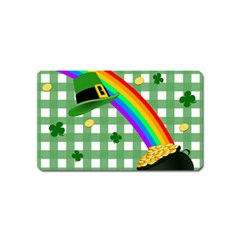 St  Patrick s Day Rainbow Magnet (name Card) by Valentinaart